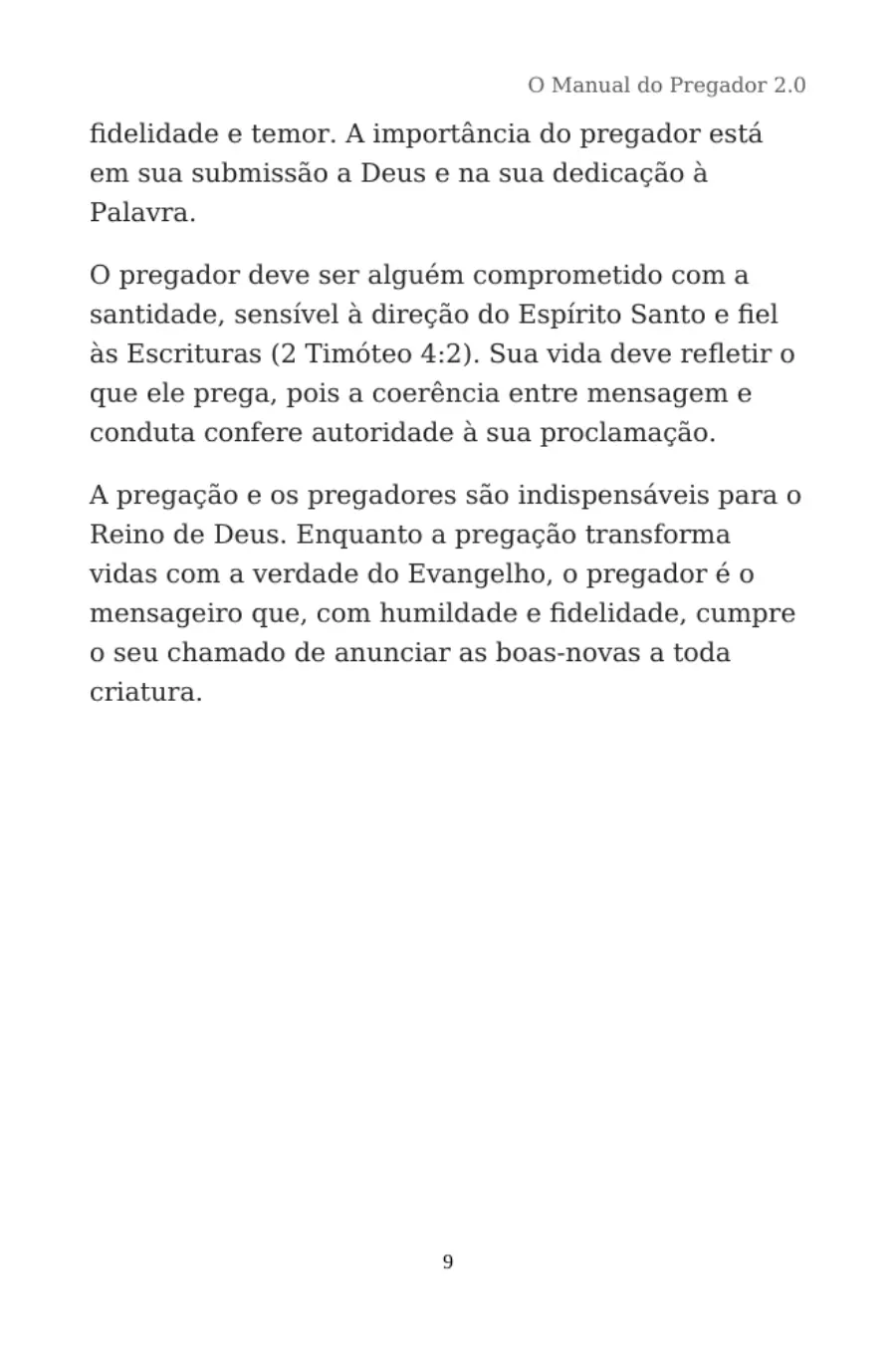 Página 10 do Manual do Pregador